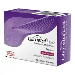 Farmacias Bazar Glimetal lex 2/850mg 16 tabletas oferta