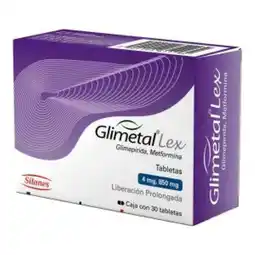 Farmacias Bazar Glimetal lex 4/850mg 30 tabletas oferta