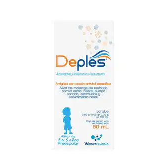 Farmacias YZA Deples jarabe 60ml oferta