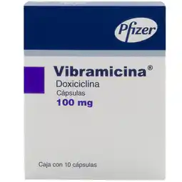 Farmacias YZA Vibramicina 100mg 10 caps oferta