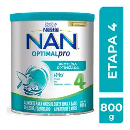 Farmacias YZA Nan 4 optimal pro fórmula infantil a partir de 2 años 800g oferta