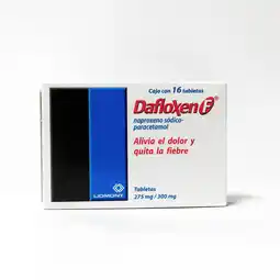 Farmacias YZA Dafloxen-f 275mg/300mg 16 tabs oferta