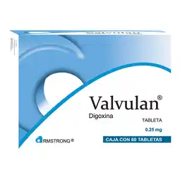 Farmacias YZA Valvulan 0.25mg 60 tabs oferta