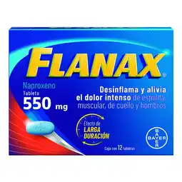 Farmacias YZA Flanax 550mg 12 tabs oferta