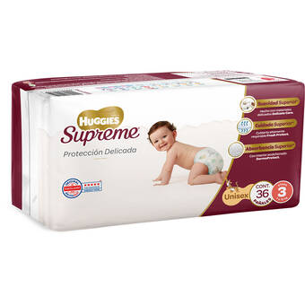 Farmacias YZA Pañal huggies etapa 3 supreme unisex 36 unidades oferta