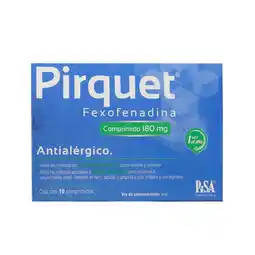 Farmacias YZA Pirquet 180mg 10comp oferta
