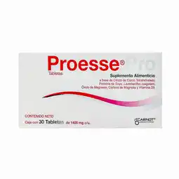 Farmacias YZA Proesse pro 1400mg 30 tabs oferta