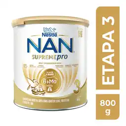 Farmacias YZA Nan 3 supreme pro fórmula infantil a partir de 1 año 800g oferta