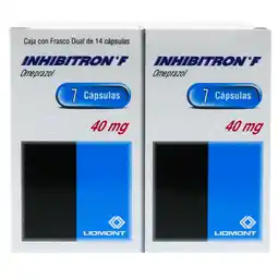 Farmacias YZA Inhibitron f dual 40mg 7 caps oferta