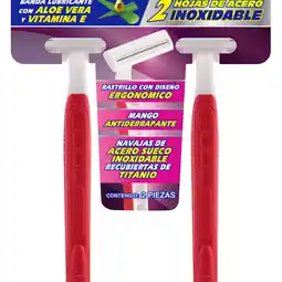 Farmacias YZA Lidernova dama 2 hojas rastrillo 2 pzas oferta