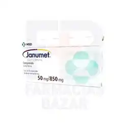 Farmacias Bazar Janumet 50/850mg 28 tabletas oferta