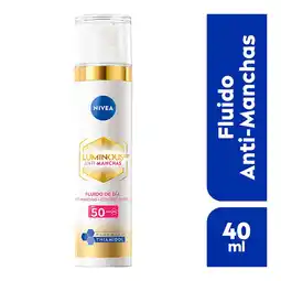 Farmacias YZA Nivea cellular luminous630 anti-manchas fluido facial aclarador de piel fps50 40 ml oferta