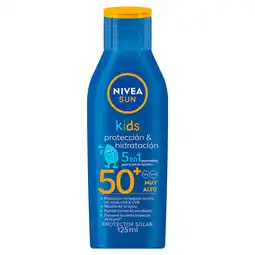 Farmacias YZA Nivea sun kids protector solar corporal protect & moisture fps50 125 ml oferta