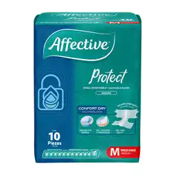 Farmacias YZA Pañal para adulto affective protect talla mediano 10 pzas oferta