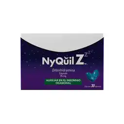 Farmacias YZA Nyquilz 30 caps oferta