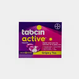 Farmacias YZA Tabcin active 12 caps oferta