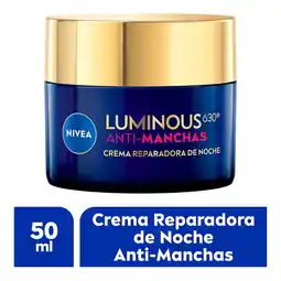 Farmacias YZA Nivea cellular luminous630 anti-manchas crema reparadora de noche para mujer 50 ml oferta