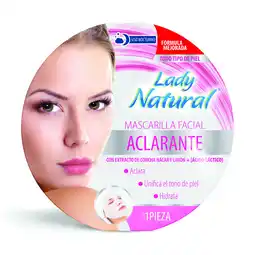 Farmacias YZA Ladynatural mascarilla aclarante 1 pza oferta