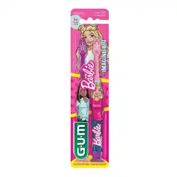 Farmacias YZA Gum barbie cepillo dental 2 pzas oferta