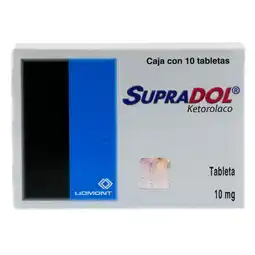 Farmacias YZA Supradol 10mg 10 tabs oferta