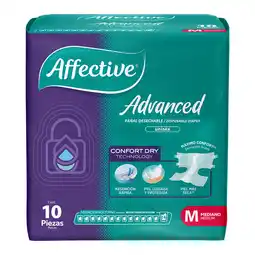 Farmacias YZA Pañal para adulto affective advanced talla mediano 10 pzas oferta