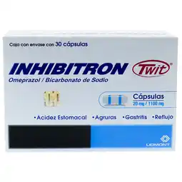 Farmacias YZA Inhibitron twit 20mg/1100mg 30 caps oferta