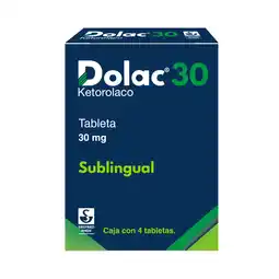 Farmacias YZA Dolac 30mg 4 tabs oferta