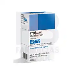 Farmacias Bazar Pradaxar 110mg 60 capsulas oferta