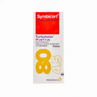 Farmacias YZA Symbicort polvo 80mcg/4.5mcg 60 dosis oferta