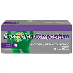 Farmacias YZA Buscapina compositum 10mg/250mg 20 tabs oferta