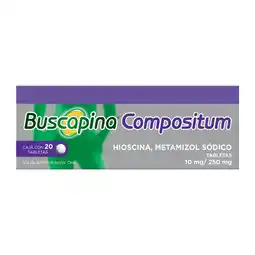 Farmacias YZA Buscapina compositum 10mg/250mg 20 tabs oferta
