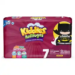 Farmacias YZA Pañal kiddies antifugas talla 7 xxg grande 40 pañales oferta