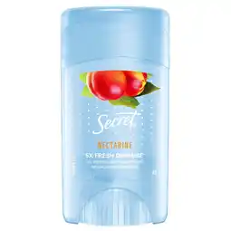 Farmacias YZA Secret clear nectarine desodorante gel 45g oferta