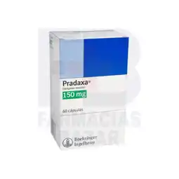 Farmacias Bazar Pradaxar 150mg 60 capsulas oferta