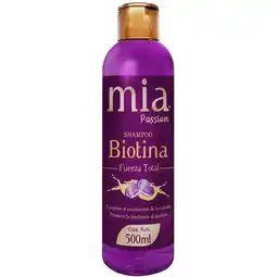 Farmacias YZA Mia biotina shampoo 500ml oferta