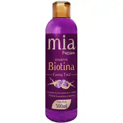 Farmacias YZA Mia biotina shampoo 500ml oferta