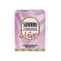 Farmacias Bazar Sukrol mujer 60 tabletas oferta