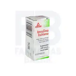 Farmacias Bazar Insulina humana isofana 100ui/ml suspension inyectable 10ml amsa(insulina de accion intermedia nph) oferta