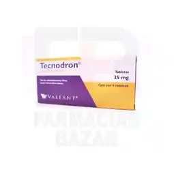 Farmacias Bazar Tecnodron 35mg 4 tabletas oferta