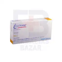 Farmacias Bazar Clexane 40mg solucion inyectable 2 jeringas 0.4ml oferta