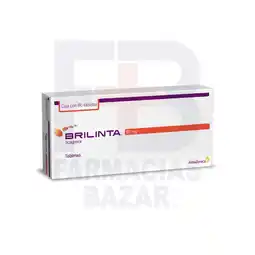 Farmacias Bazar Brilinta 90mg 60 tabletas oferta