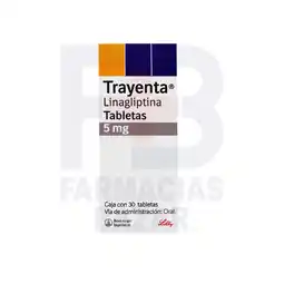 Farmacias Bazar Trayenta 5mg 30 tabletas oferta