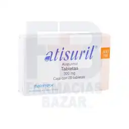 Farmacias Bazar Atisuril 300mg 20 tabletas oferta