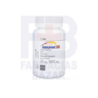 Farmacias Bazar Janumet xr 50/1000mg 56 tabletas oferta