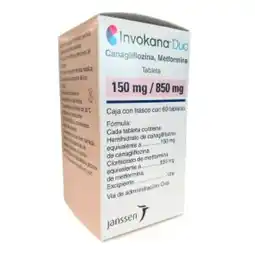 Farmacias Bazar Invokana duo 150/850mg 60 tabletas oferta