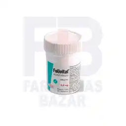 Farmacias Bazar Folivital 0.4mg 90 tabletas oferta