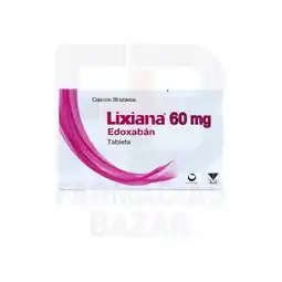Farmacias Bazar Lixiana 60mg 28 tabletas oferta