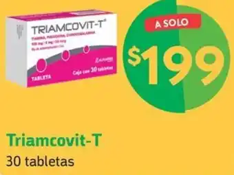 Farmacias YZA Triamcovit-T 30 tabletas oferta