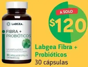 Farmacias YZA Labgea Fibra + Probióticos 30 cápsulas oferta