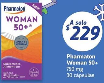 Farmacias YZA Pharmaton Woman 50+ 750 mg 30 cápsulas oferta